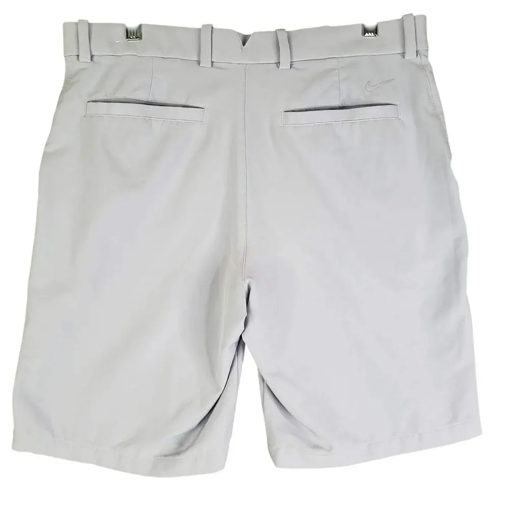 Nike Golf Shorts Tech Men’s 34 Dri-Fit Light Purple Flat Front Chino Performance